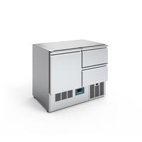 Digital Undercounter - Compact Refrigerated Counter- 250lt, 1 Door, 2 Drawers no worktop (R290)