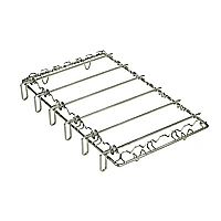 Accessoires - Kebab rek 1/1 GN, met 6 korte pennen