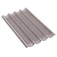 Accessoires - Bakplaat 1/1 GN, gegolfd voor stokbrood