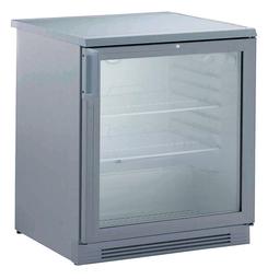 160 Line<br>Frigo sottotavolo 160 litri, 1 porta vetro, +2+10°C, preverniciato grigio, gas R600a