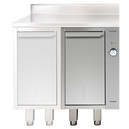 Modular Preparation500 mm Passthrough Hot Cupboard with Hinged Doors