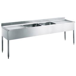 Standard Preparation2400 mm Sink with 2 Bowls & 2 Drains