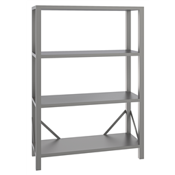 Stainless Steel Preparation1370 mm Stainless Steel Shelving with 4 Solid Shelves