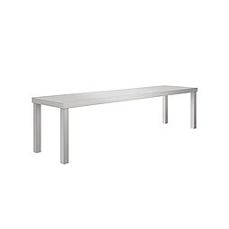 Stainless Steel PreparationOvershelf with one tier, 1600 mm