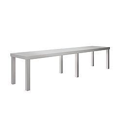 Stainless Steel PreparationOvershelf with one tier, 1800 mm
