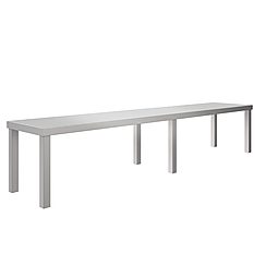 Stainless Steel PreparationOvershelf with one tier, 2000 mm