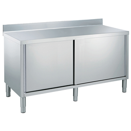 Standard Preparation1800 mm Worktop Cupboard with Upstand,Shelf & Sliding Doors