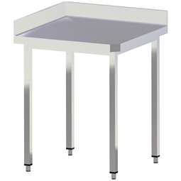 PLUS - Static PreparationCorner Type Work Table With Upstand