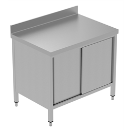 PLUS - Static Preparation1000 mm Worktop Cupboard with Upstand