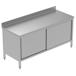 PLUS - Static Preparation1800 mm Worktop Cupboard with Upstand