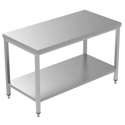 PLUS - Static Preparation1400 mm Work Table With Lower Shelf