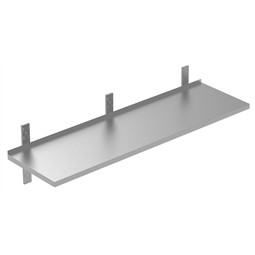 PLUS - Static Preparation1400 mm Solid Wall Shelf with Brackets