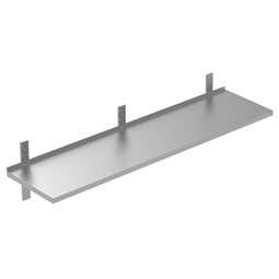 PLUS - Static Preparation1600 mm Solid Wall Shelf with Brackets