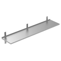 PLUS - Static Preparation1800 mm Solid Wall Shelf with Brackets