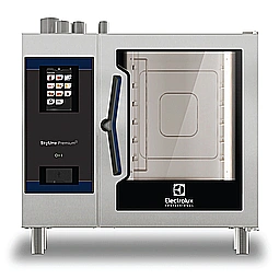 SkyLine PremiumSNatural Gas Combi Oven 6GN1/1, boiler AISI 316L