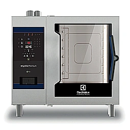 SkyLine PremiumElectric Combi Oven 6GN1/1, Left-hinged door