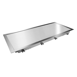 Drop-in Piano refrigerato da incasso in acciaio inox per 5 bacinelle GN  (341058)