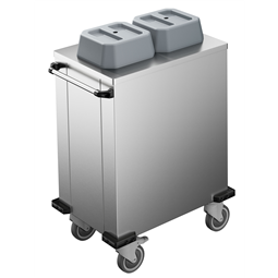 Service TrolleysPlate Dispenser Trolley, 2 cylinders - Ø180-240 mm