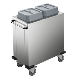 Service TrolleysPlate Dispenser Trolley, 2 cylinders - Ø180-300 mm