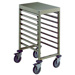 Service Trolleys8 GN 1/1 Container Trolley with worktop