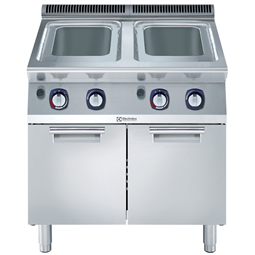 Modular Cooking Range Line700XP Freestanding Gas Pasta Cooker, 2 Wells 24.5 litres