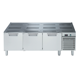 Gamma cottura modulareBase refrigerata con 3 porte, -2/+10°C, da 1600 mm, 60 Hz, gas R290