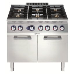Modular Cooking Range Line700XP 6-Burner Gas Range on Large Gas Oven