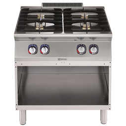 Modular Cooking Range Line700XP 4-Burner Gas Boiling Top on Open Base 800mm