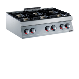Gamma cottura modulare<br>EVO700 Cucina a gas top 6 fuochi