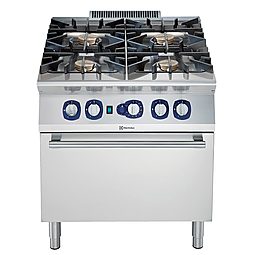 Modular Cooking Range Line900XP 4-Burner Gas Range 10 kW on Oven