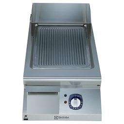 Modular Cooking Range Line900XP 400mm Electric Fry Top, Ribbed Brushed Chrome Plate