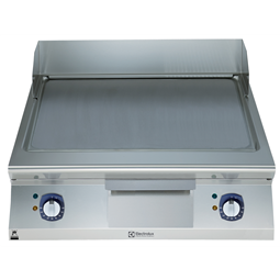 Modular Cooking Range Line900XP 800mm Electric Fry Top, Smooth Brushed Chrome Plate