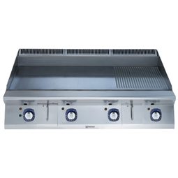 Modular Cooking Range Line900XP 1200mm Electric Fry Top HP, Smooth and Ribbed scratch resistant chromium Plate