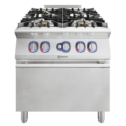 Modular Cooking Range Line900XP 4-Eco Burner Gas Range 10 kW on Gas Oven