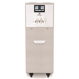 Soft ServedRoma Soft Ice Cream Dispenser, 2 flavours+1mix, electr.control&touch panel, 650cones/h-pump