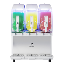 FrozenFrozen granita dispenser with 3 bowls, electronic control, UV light