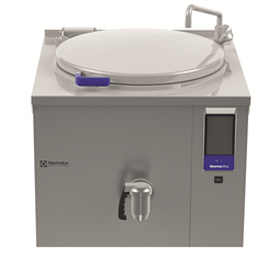 Cuisson à haut rendementElectric Boiling Pan, 150lt Hygienic Profile, Backsplash with Tap
