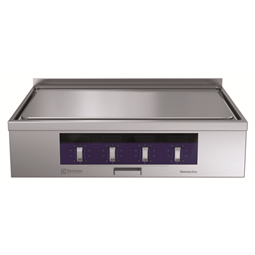 Cuisson modulairethermaline 80 - Top 4 Zones électriques, 1 côté, avec dosseret - Ecotop