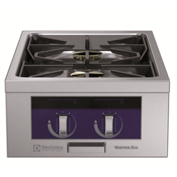 Modular Cooking Range Linethermaline 80 - 2-Burner Gas Top with Ecoflam, 1 Side