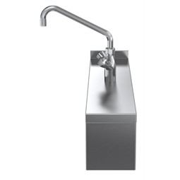 Modular Cooking Range Linethermaline 85 - Water mixing tap with knobs, 1 Side with Backsplash