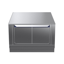 Modular Cooking Range Linethermaline 80 - 800 mm Cupboard base with 2 doors, GN conform, 1 Side (H2) - H=550