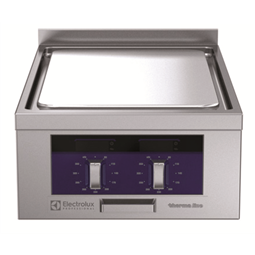 Línea de Cocción Modularthermaline 80 - Free-cooking Top eléctrico 500 mm, con placa lisa, 1 lado con alzatina