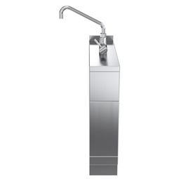 Modular Cooking Range Linethermaline 80 - Water mixing tap with lever, 1 Side with Backsplash - H=700