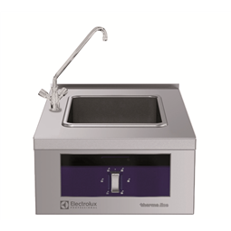 Modular Cooking Range Linethermaline 80 - Electric Bain Marie Top, Left Tap, 1/1GN, 1 Side with Backsplash