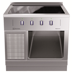 Modular Cookingthermaline 85 - 4 Zone Full Surface Induction Top on Open Base, 1 Side, Backsplash (H2)