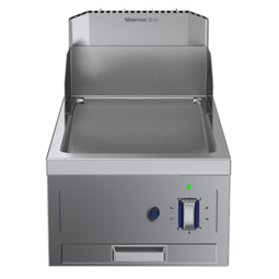 Modular Cooking Range Linethermaline 85 - Half Module Gas Fry Top, 1 Side with Backsplash