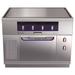 Modular Cooking Range Linethermaline 90 - 4 Zone Electric Solid Top on Oven, 1 Side H=700