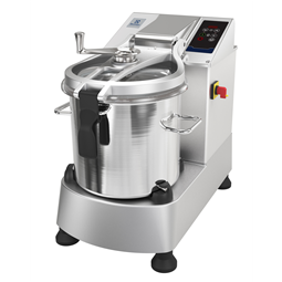 Food ProcessorStainless Steel Cutter Mixer - 17.5 LT - 2 Speeds with Microtoothed Blade, Bowl and Scraper