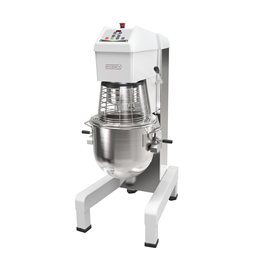 Planetary Mixers<br>Stainless Steel Planetary Mixer for Bakery, 40 lt. - Electronic + hub