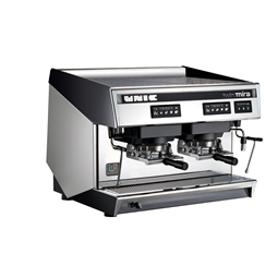 Distributeurs de cafés<br>Machine espresso traditionnelle, 2 groupes pour 2 dosettes café/gr, chaudière 10.1L